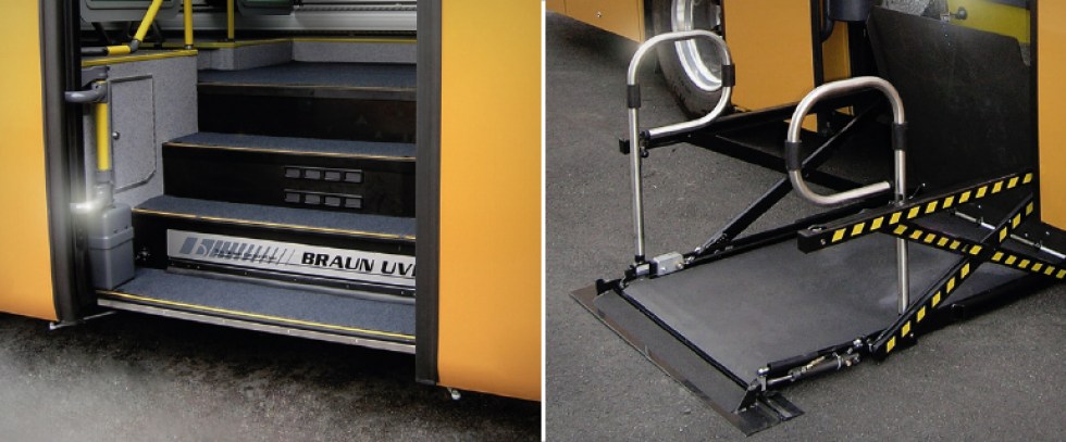 BraunAbility UVL Winda dla niepełnosprawnych do autokaru