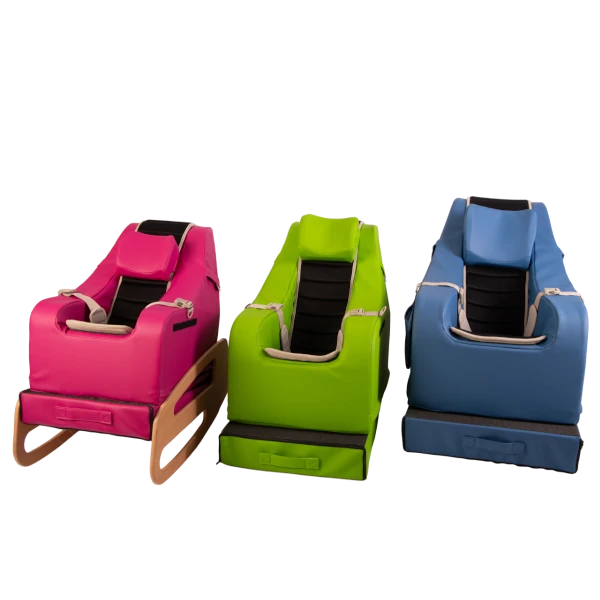 Gravity Chair wersje różowa, zielona i niebieska