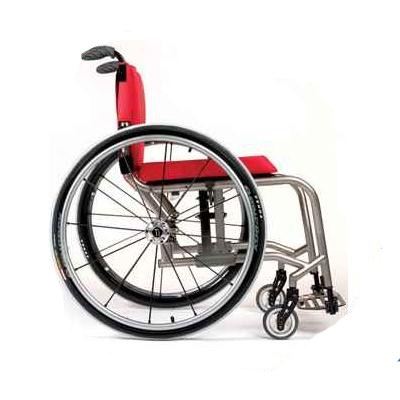 Wózek inwalidzki ultralekki tytanowy